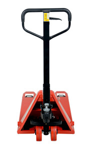 Vestil Steel Super Low Pallet Truck - 60 In. x 21 In. x 44 In. 2200 lb - Red
