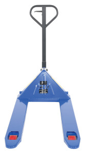 Vestil Steel Economy Hand Pallet Truck - 64 In. x 27 In. x 48 In. 4000 lb - Blue