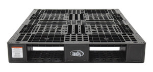 Vestil High Density Polyethylene Pallet - 39-1/2 In. x 47-3/8 In. x 6 In. 8000 lb - Black