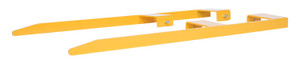 Vestil Steel Pallet Master Fork Extensions - 7 In. x 48 In. - Yellow