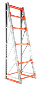 Vestil Steel Reel Rack Starter Kit - 36 In. x 39 In. x 120 In. 6000 lb - White/Orange