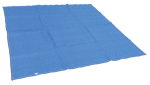 Vestil Non-Woven Cotton Both Sides General Duty Quilted Moving Pads - 80 In. x 72 In. x 1 In. 4 Pack - Blue