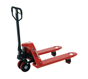 Vestil Steel Full Featured Pallet Truck - 49-1/2 In. x 27 In. x 48-1/2 In. 5500 lb - Red