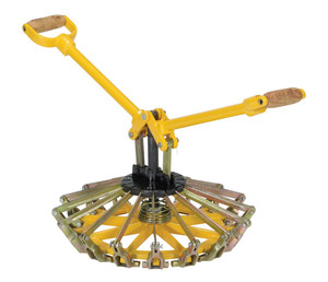 Vestil Steel Pail Lid Closing Tool for - 5 Gallon Pail - Yellow