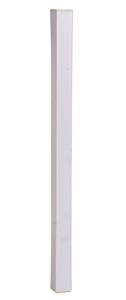 Vestil PVC Plastic Corner Protector with Aluminum Insert - 3 In. x 3 In. x 48 In. 90 Degree - White
