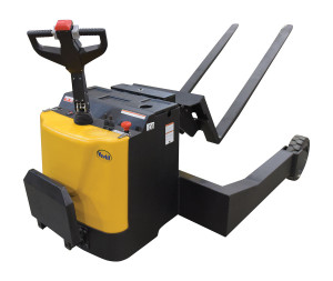 Vestil Steel Rough Terrain Electric Truck with Tilt Forks - 2.5K 60 In.