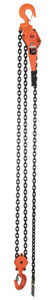 Vestil Steel Professional Lever Hoist - 10 Ft. Lift Height 12,000 lb - Orange