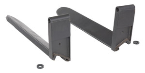 Vestil Steel Stacker Drum/Roll/Reel Forks - 1,200 lb - Black