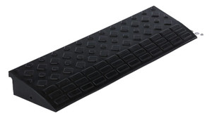 Vestil Heavy Duty Rubber Corner Ramp Rectangular - 9-11/16 In. x 35-3/8 In. x 3-5/8 In. 4000 lb - Black