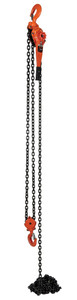 Vestil Steel Professional Lever Hoist - 20 Ft. Lift Height 12,000 lb - Orange
