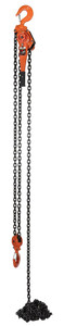 Vestil Steel Professional Lever Hoist - 20 Ft. Lift Height 12,000 lb - Orange
