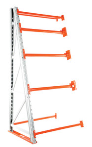 Vestil Steel Reel Rack Add-On Kit - 36-1/2 In. x 48-1/2 In. x 98-1/2 In. 6000 lb - White/Orange