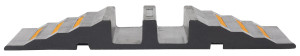 Vestil Molded Rubber Hose/Cable Crossover Bridge - 32-5/8 In. x 12 In. x 3-1/2 In. 2400 lb - Black