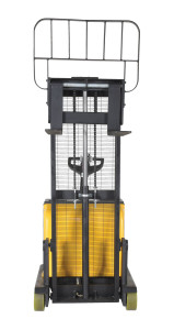 Vestil Steel Counter Balanced Powered Lift - 2 In. to 62 In. Raised Height 2,000 lb Black / - Yellow