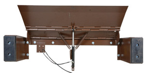 Vestil Steel Hand Pump Edge-O-Dock Leveler - 72 In. Ramp Width x 36-5/8 In. Ramp Length 15,000 lb - Brown