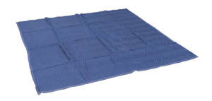 Vestil Polyester/Non-Woven Cotton Heavy Duty Quilted Moving Pads - 80 In. x 72 In. x 1 In. 12 Pack - Blue