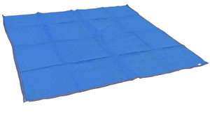 Vestil Polyester/Non-Woven Cotton Heavy Duty Quilted Moving Pad - 80 In. x 72 In. x 1 In. - Blue