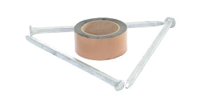 Vestil Plastic Speed Bump with 3 Holes Asphalt Hardware Kit - 13 In. x 7 In. x 6 In. - Silver