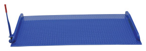 Vestil Steel Truck Dock Board - 72 In. x 36 In. 10,000 lb - Blue