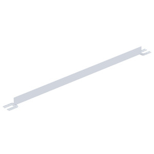 Vestil Steel Toe Board For Pipe Safety Railing - 7 Ft. Length - White