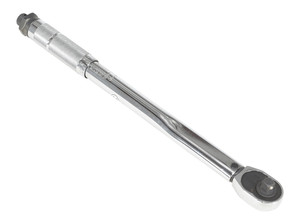 Vestil Steel Torque 3/8 In Drive Wrench with Rating 15 to - 80 Ft - lbs - Silver