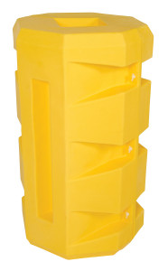 Vestil UV Protected Polyethylene Column Protector - 8 In. Square 7,000 lb - Yellow