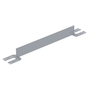 Vestil Steel Toe Board For Pipe Safety Railing - 3 Ft. Length - Silver