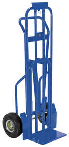 Vestil Steel Four Wheel Hand Truck - 600 lb - Blue