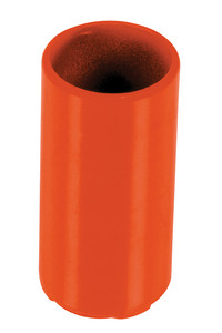 Vestil Steel Sleeve - 2 In. Diameter For Pipe Safety Railing - Orange