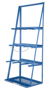 Vestil Steel Vertical Bar Rack 39.375 x - 24.125 x 84 3,000 lb - Blue