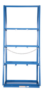 Vestil Steel Vertical Bar Rack 39.375 x - 24.125 x 84 3,000 lb - Blue