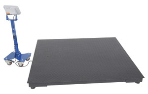 Vestil Steel Low Profile Floor Scale - 60 In. x 60 In. 4,000 lb - Black