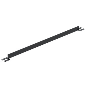 Vestil Steel Toe Board For Pipe Safety Railing - 7 Ft. Length - Black