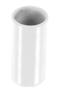 Vestil Steel Sleeve - 2 In. Diameter For Pipe Safety Railing - White