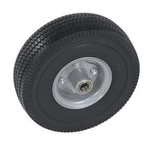 Vestil Polyurethane Solid Foam Wheel - 10 In. Diameter 300 lb - Black