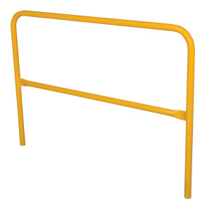 Vestil Steel Safety Railing - 5 Ft. Length - Yellow