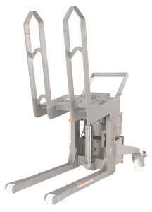 Vestil Stainless Steel DC Powered Tilt Master - 12 Volt 1,500 lb - Silver