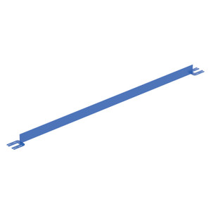 Vestil Steel Toe Board For Pipe Safety Railing - 8 Ft. Length - Blue