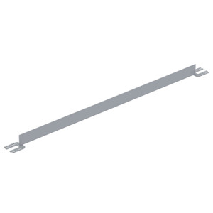 Vestil Steel Toe Board For Pipe Safety Railing - 7 Ft. Length - Silver