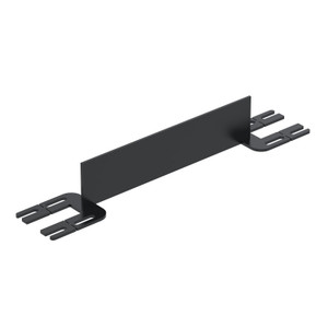 Vestil Steel Toe Board For Pipe Safety Railing - 2 Ft. Length - Black