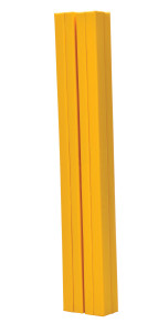 Vestil Vinyl Column Protective Pad I-Beam - 6 Ft. x 6 In. - Yellow