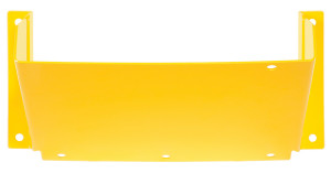 Vestil Steel Wheel Chock Holder - 4 Mounting Holes 40 lb - Yellow