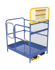 Vestil Steel Work Platform - 36 In. x 48 In. 1,000 lb - Blue
