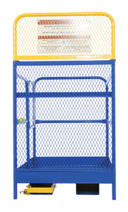 Vestil Steel Work Platform - 36 In. x 48 In. 1,000 lb - Blue