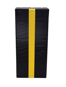 Vestil Vinyl Column Protective Pad I-Beam - 3 Ft. x 10 In. - Black