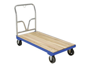 Vestil Hardwood With Steel Frame Platform Truck 24 In x - 48 In 1,600 lb - Tan