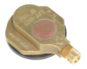 Vestil Brass Horizontal Drum Vent Fits - 30 and 55 Gallon Drum - Gold