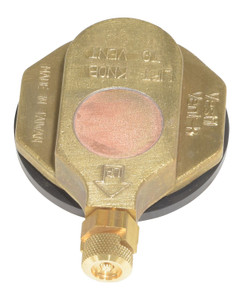 Vestil Brass Horizontal Drum Vent Fits - 30 and 55 Gallon Drum - Gold