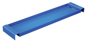 Vestil Steel Tool Tray For Single Door Platform - 36 In. Width Work Platforms - Blue