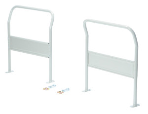 Vestil Steel Dual Handle Set For Use With TRS-XXXX-DH Models - White